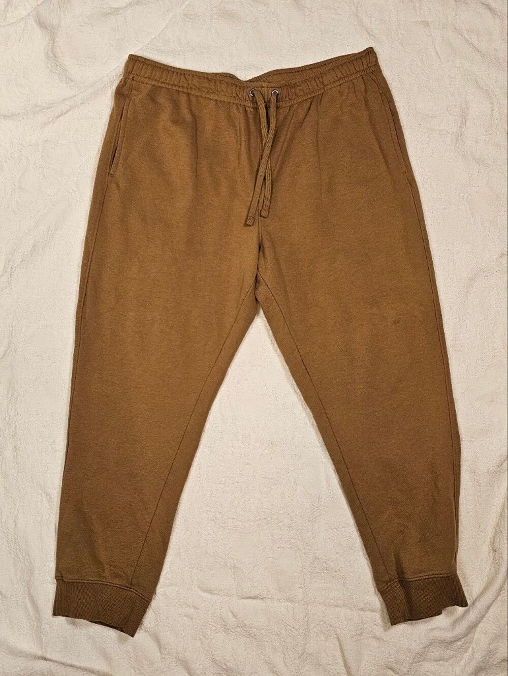 Goodfellow & Co Fleece Jogger Sweatpants XL Tan Drawstring Lounge
